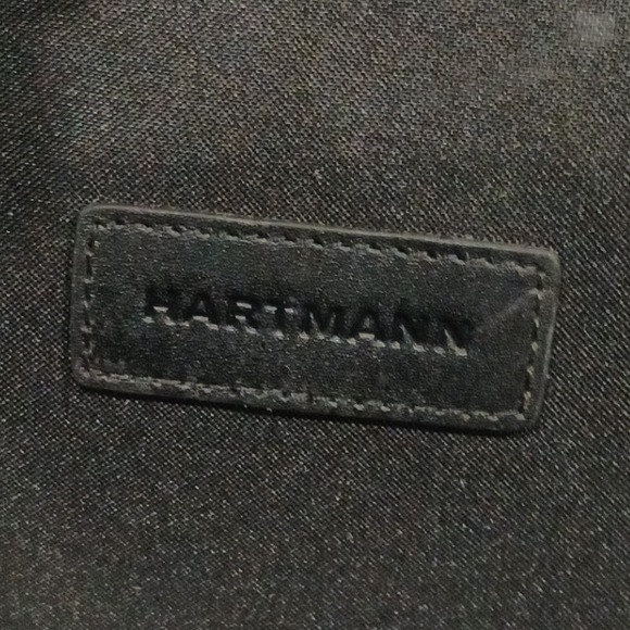 NEW Hartmann Limited Edition Black Leather Laptop Lawyer Briefcase Messenger Bag - Picture 9 of 10